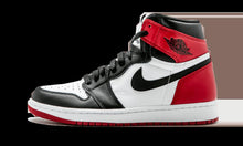 Load image into Gallery viewer, Jordan 1 Retro Leather and Satin Black Toe CD0461-016